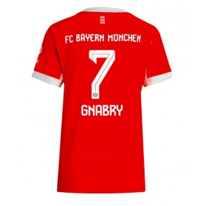 Lacne Ženy Futbalové dres Bayern Munich Serge Gnabry #7 2025-26 Krátky Rukáv - Domáci